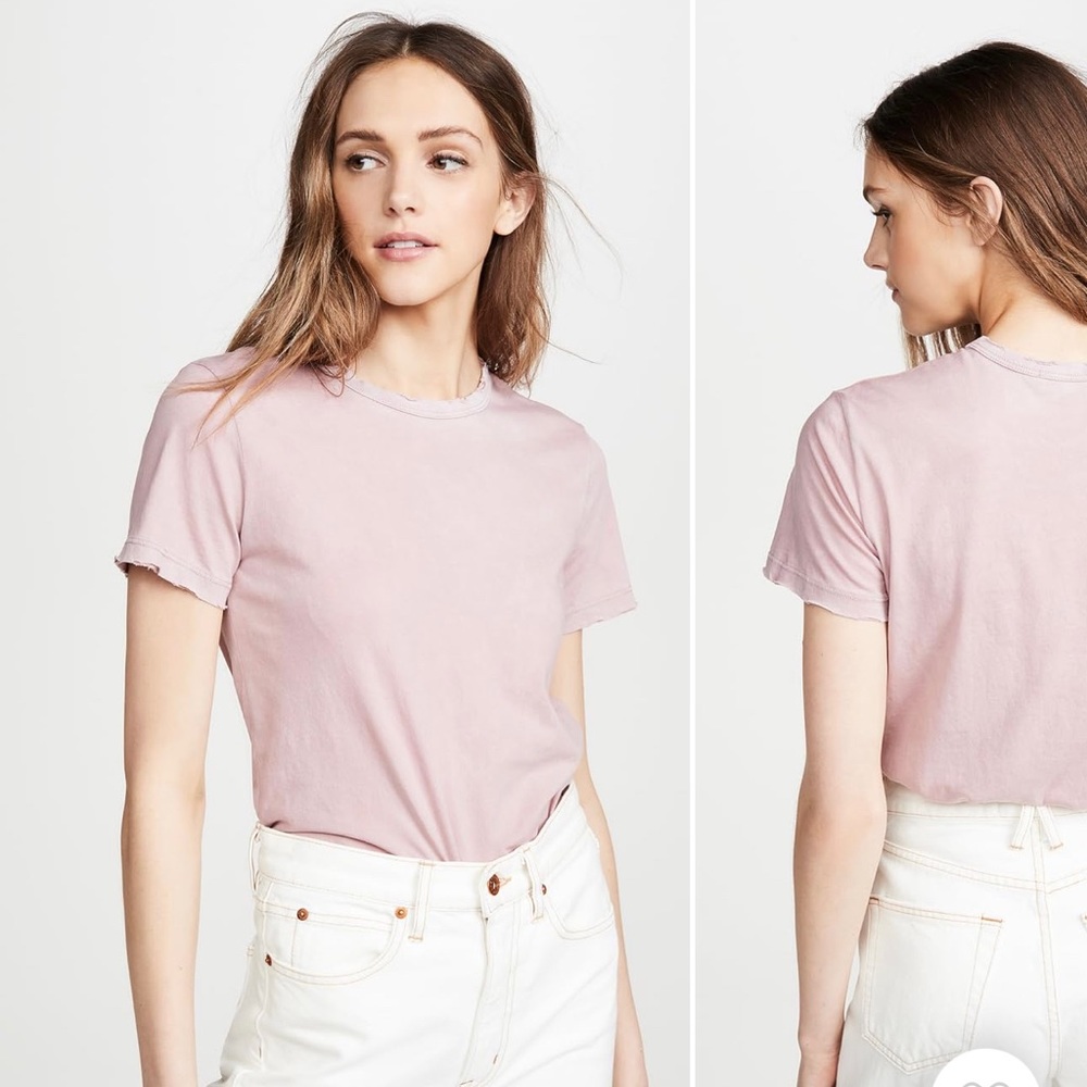 Cotton Citizen Standard Tee, Vintage Rose - Size Xs
